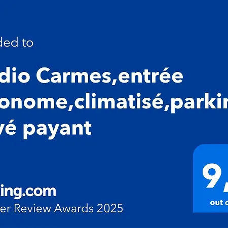 Meuble Classe Carmes , Entree Autonome, Wifi, Climatise, Petit Parking Prive Διαμέρισμα