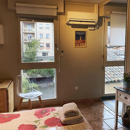 Meuble Classe Carmes , Entree Autonome, Wifi, Climatise, Petit Parking Prive Διαμέρισμα