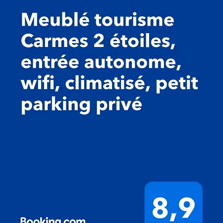 Meuble Classe Carmes , Entree Autonome, Wifi, Climatise, Petit Parking Prive * Toulouse