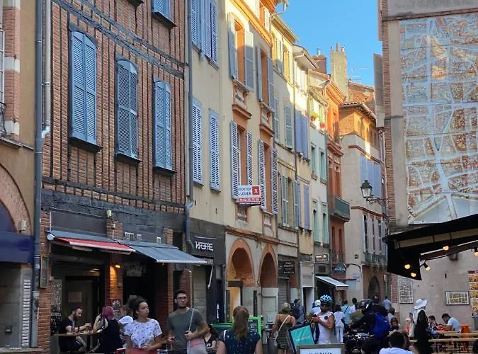 Meuble Classe Carmes , Entree Autonome, Wifi, Climatise, Petit Parking Prive 아파트