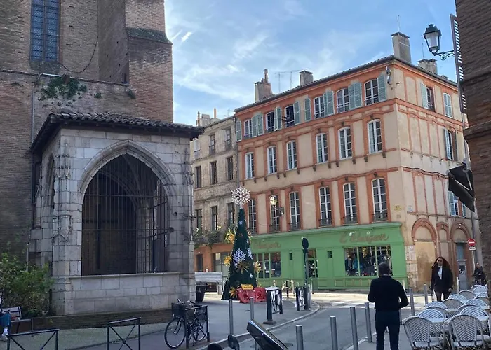 公寓 Meuble Classe Carmes , Entree Autonome, Wifi, Climatise, Petit Parking Prive